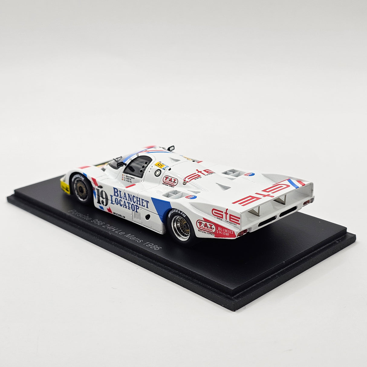 Spark Porsche 956 #19 Brun Motorsport 24Hrs Le Mans 1986 1/43 Scale S9870