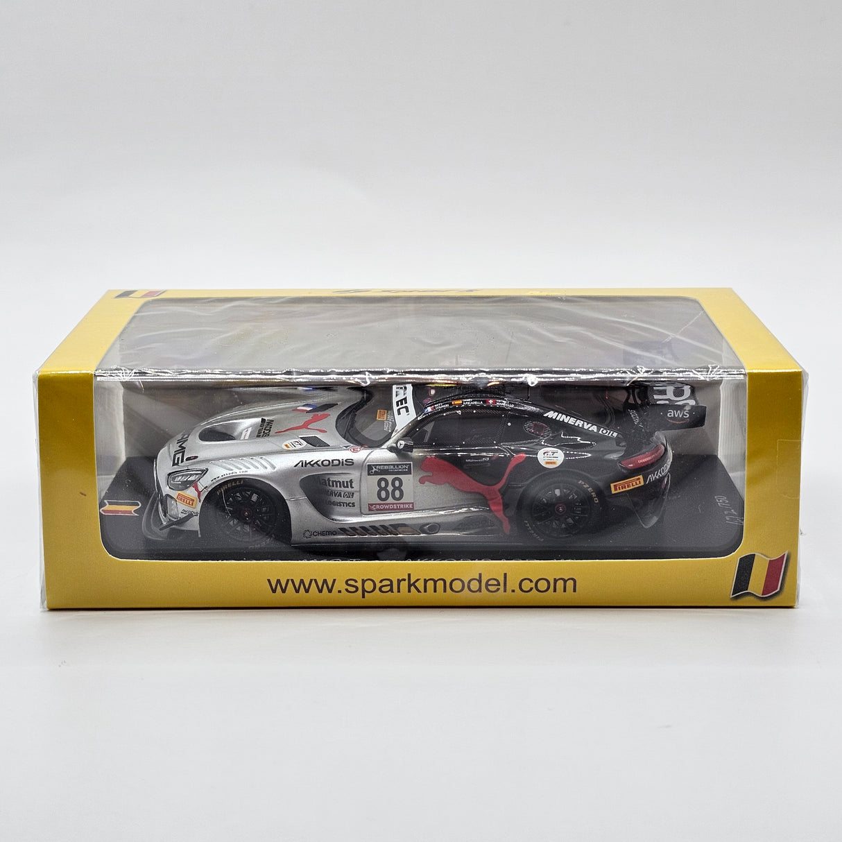 Spark Mercedes-AMG GT3 #88 AMG Team AKKodis ASP 24Hrs Spa 2022 Winner 1/43 Scale