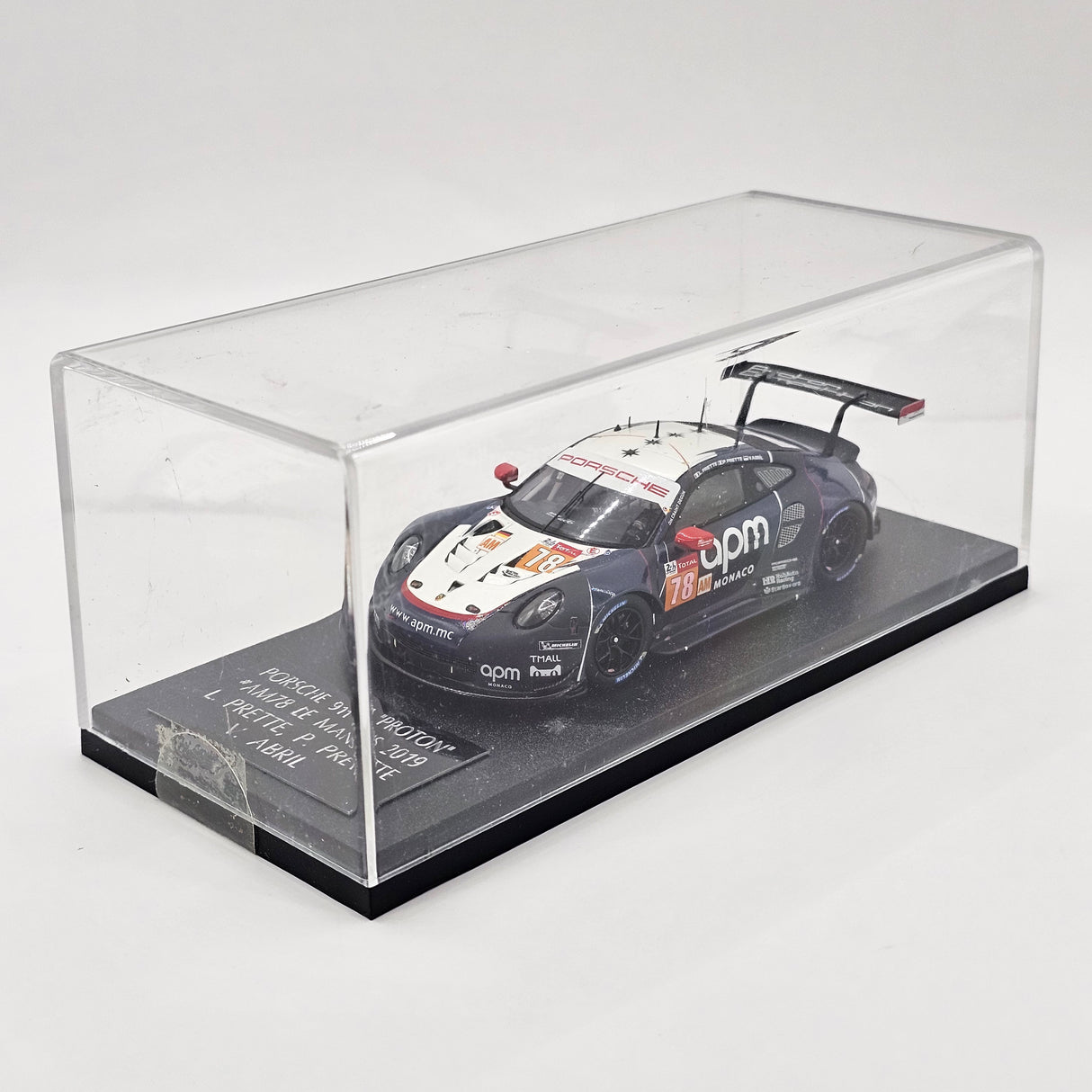 Spark Porsche 911 RSR #78 Proton Competition 24Hrs Le Mans 2019 1/43 Scale