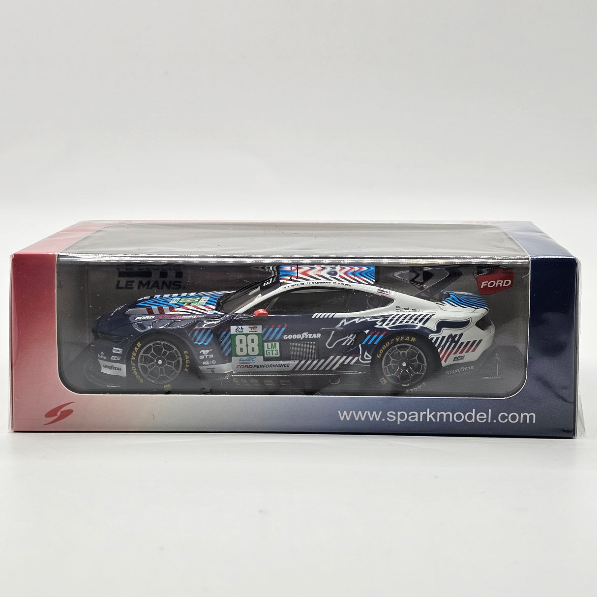 Spark Ford Mustang LMGT3 #88 Proton Competition 24 Hours of Le Mans 2025 1/43 Scale S9304