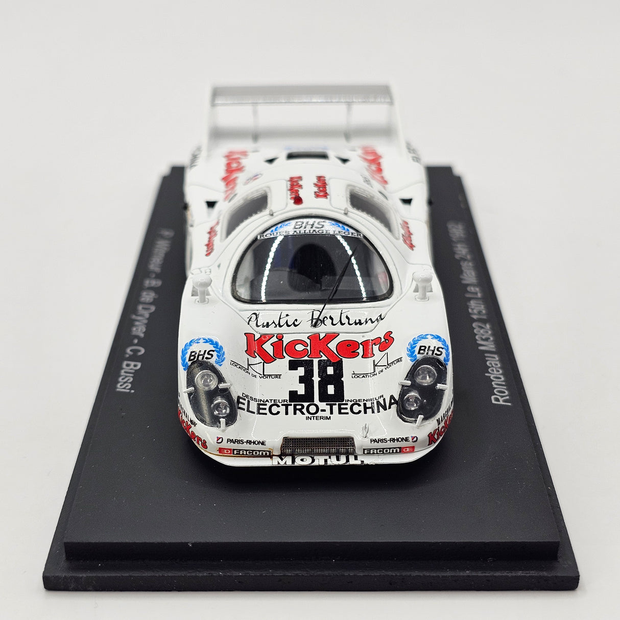 Spark Rondeau M382 #38 C. Bussi 24 Hours of Le Mans 1982 1/43 Scale S8460