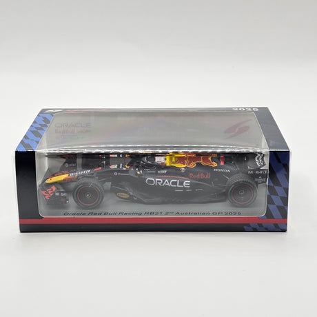 Spark Red Bull Racing Honda RB21 #1 Max Verstappen Australian GP 2025 2nd 1/43 Scale