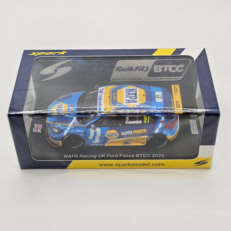 Spark Ford Focus #27 Dan Cammish BTCC 2025 Knockhill 1/43 Scale UK036