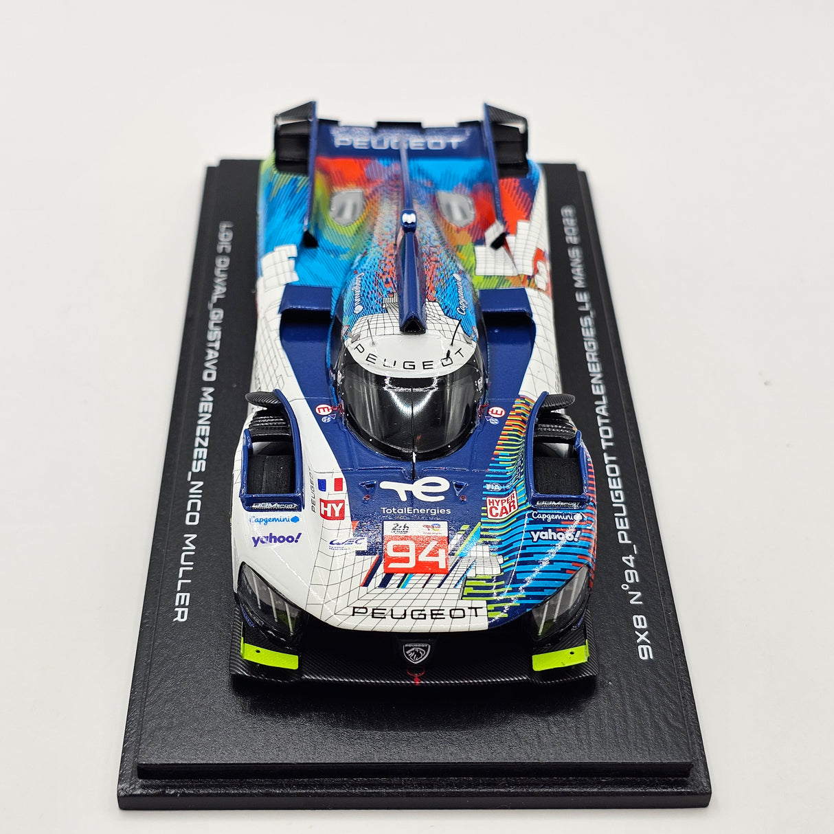Spark Peugeot 9X8 #94 Peugeot TotalEnergies 24Hrs Le Mans 2023 1/43 Scale S8730