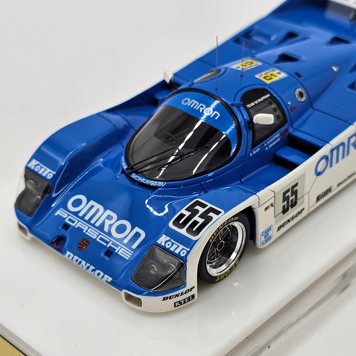 Make Up Vision Porsche 962C #55 Omron Team Schuppan 24Hrs Le Mans 1989 1/43 Scale