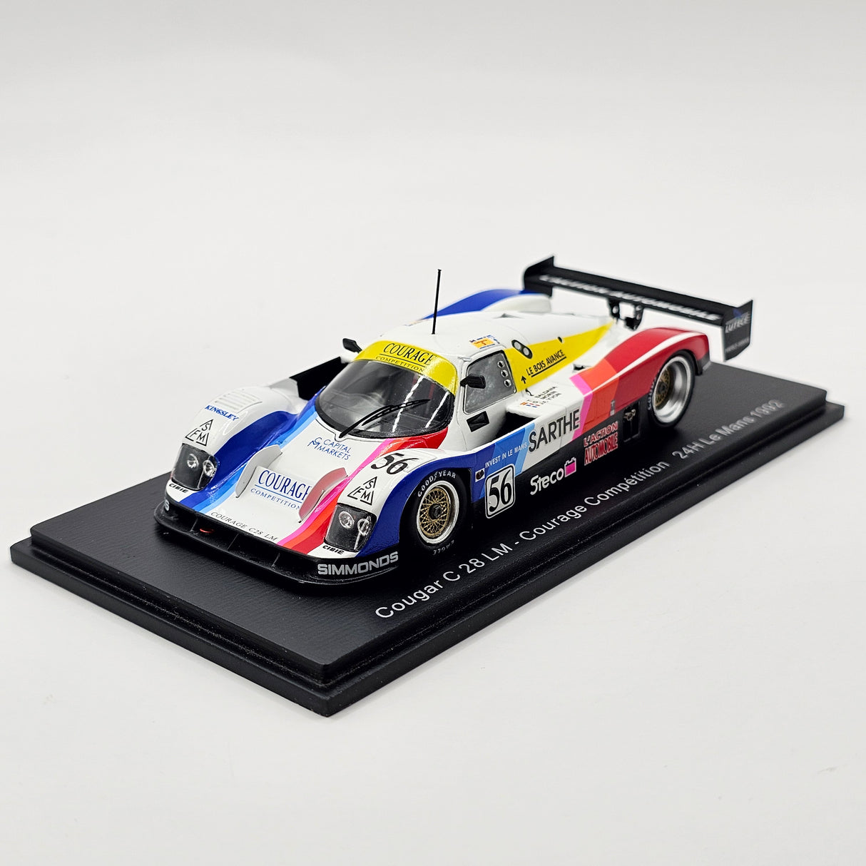 Spark Courage C28LM #56 Courage Compétition 24Hrs Le Mans 1992 1/43 Scale S3542