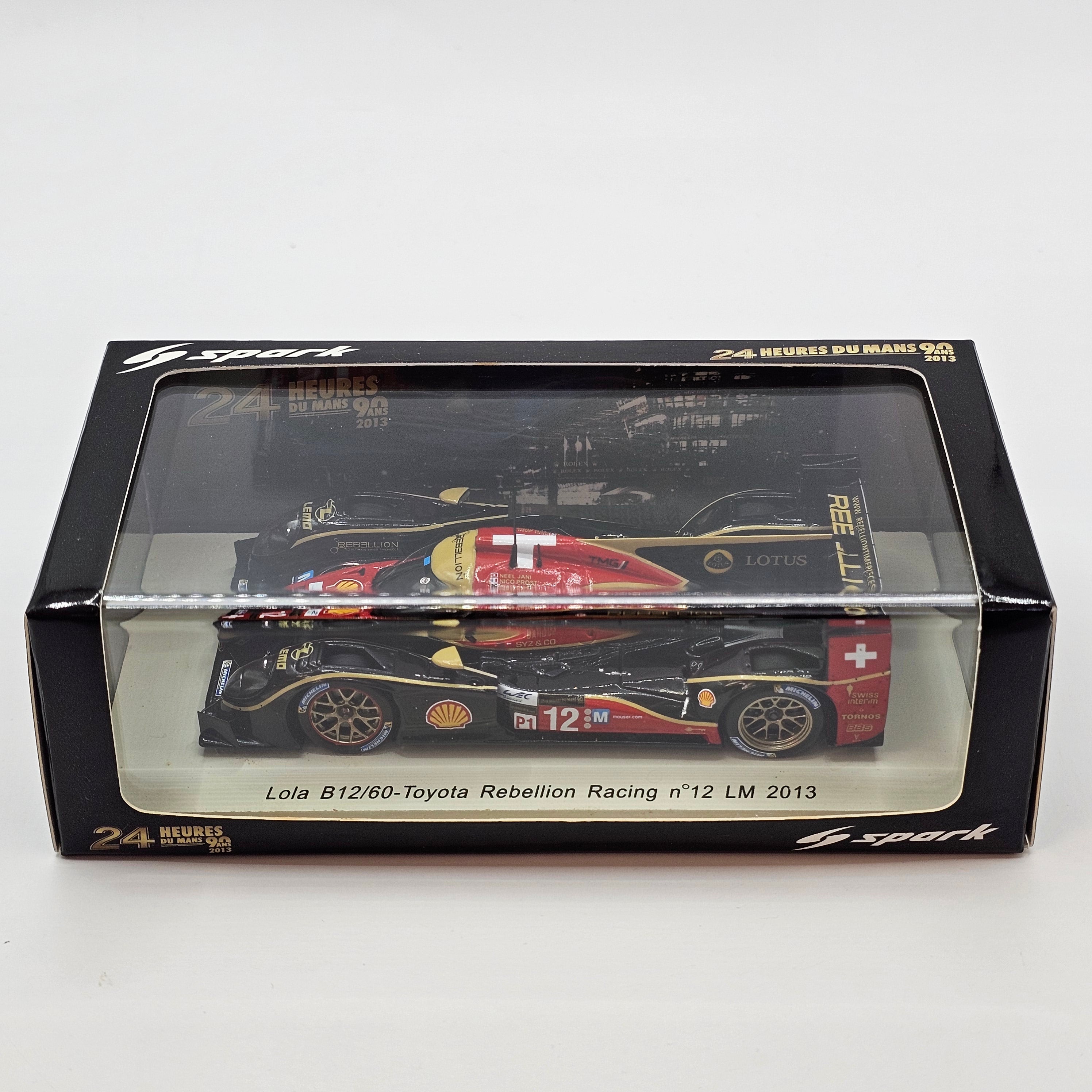 Spark Lola B12/60 Toyota #12 Rebellion Racing Le Mans 2013 1/43 Scale