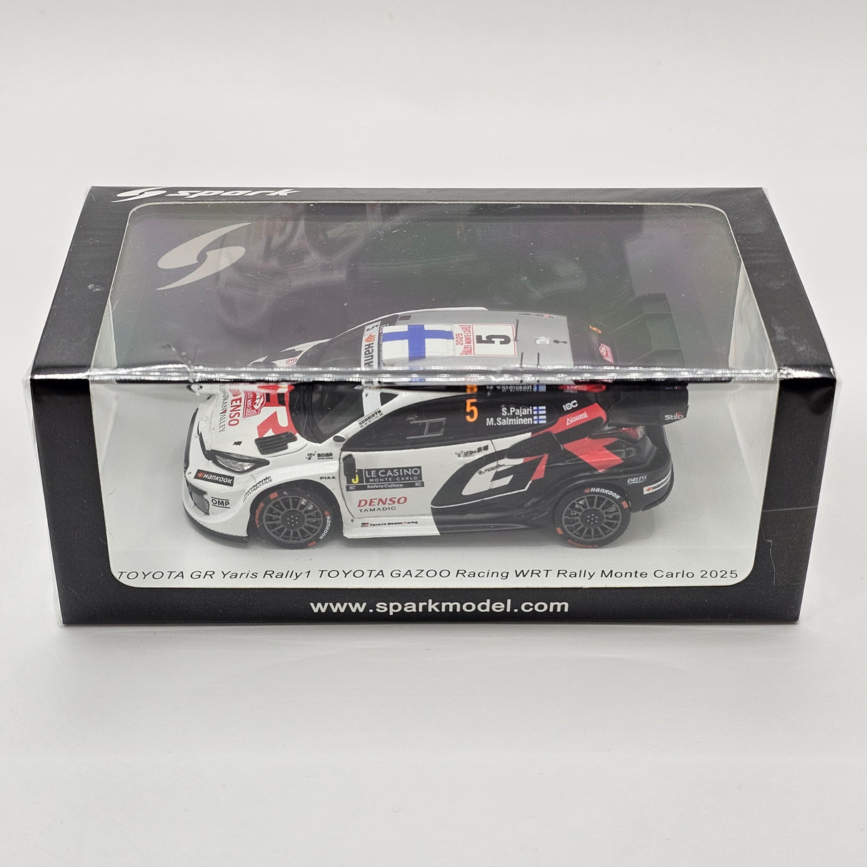 Spark Toyota GR Yaris Rally1 #5 TOYOTA GAZOO Racing WRT - Rally Monte Carlo 2025 1/43 Scale