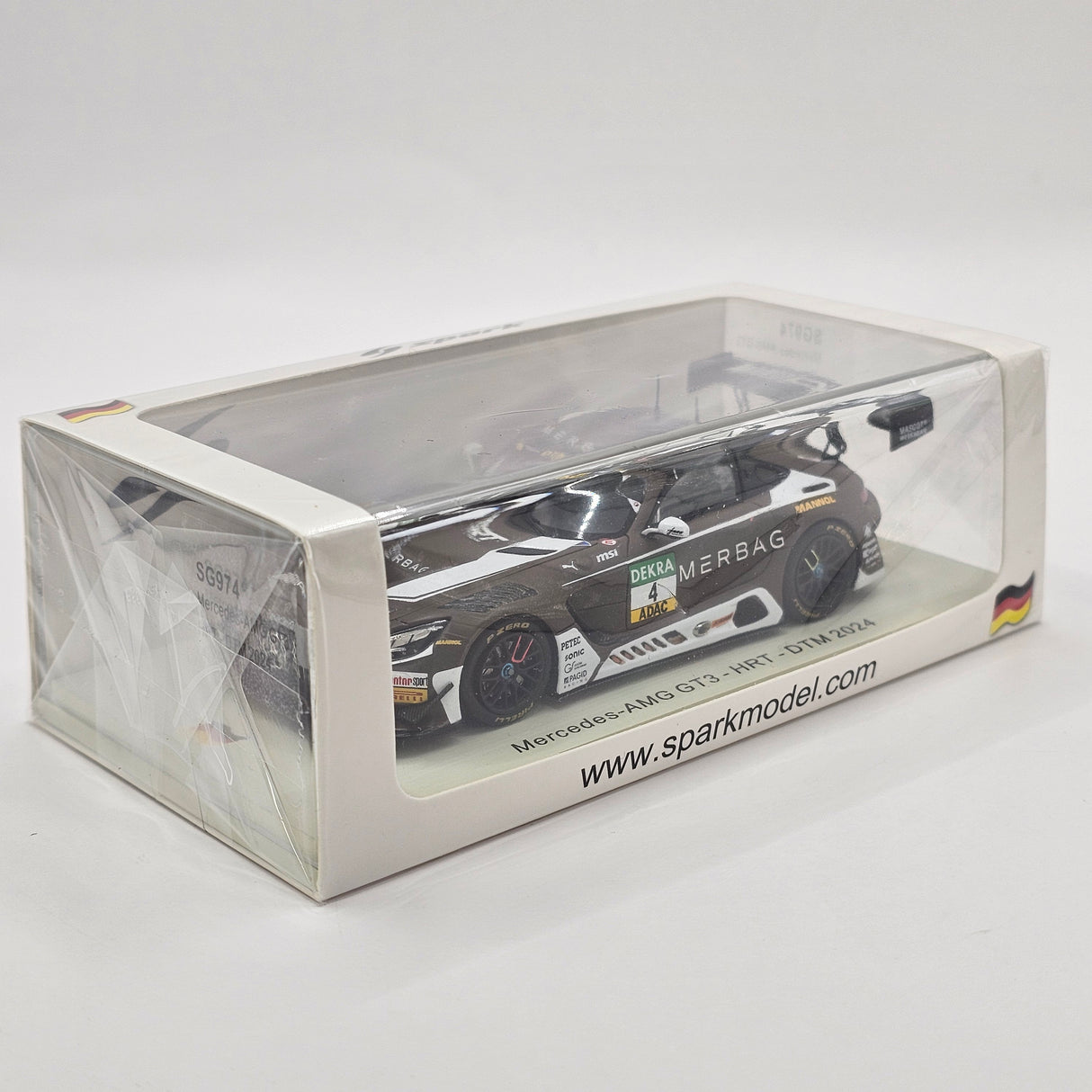 Spark Mercedes-AMG GT3 Evo #4 Team HRT Jules Gounon DTM 2024 1/43 Scale SG974