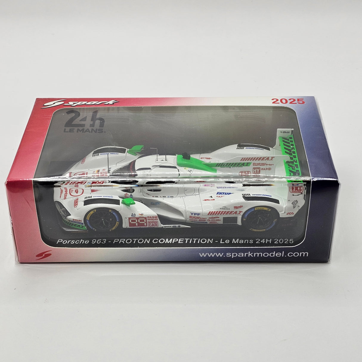 Spark Porsche 963 #99 Proton Competition 24Hrs Le Mans 2025 1/43 Scale