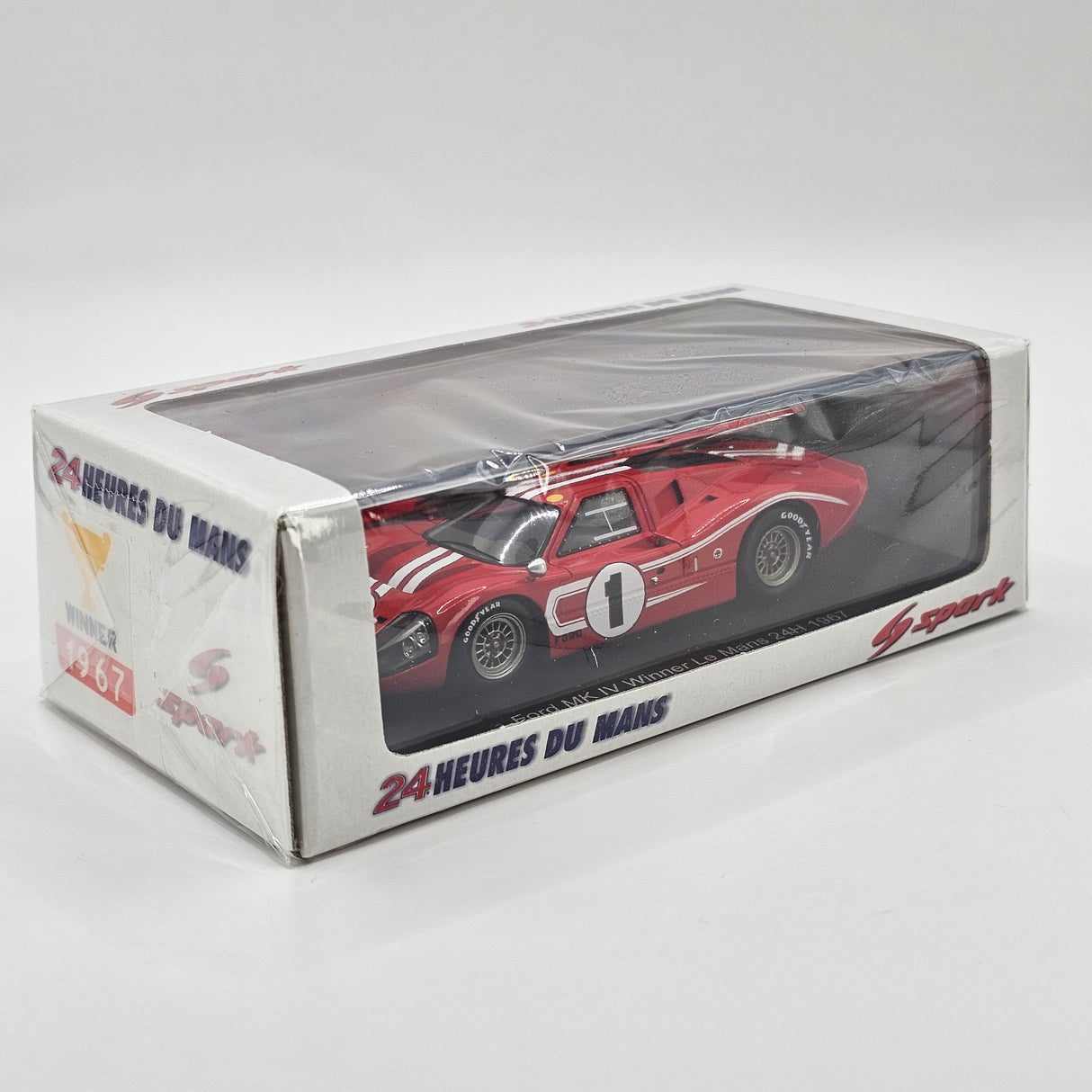 Spark Ford GT40 Mk.IV #1 Ford Motor Company Winner 24Hrs Le Mans 1967 1/43 Scale
