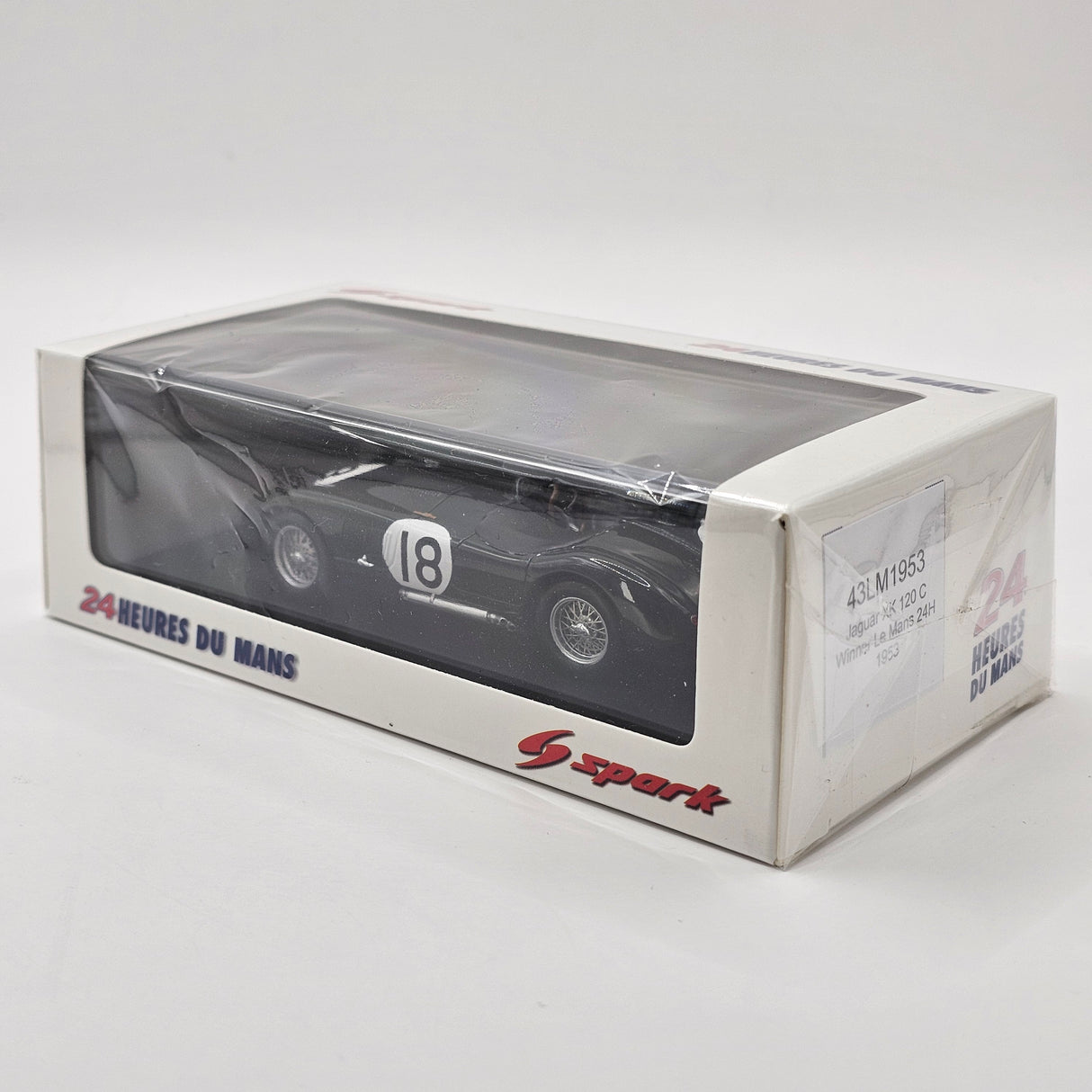 Spark Jaguar XK 120 C #18 Jaguar Cars Ltd 24Hrs Le Mans 1953 Winner 1/43 Scale