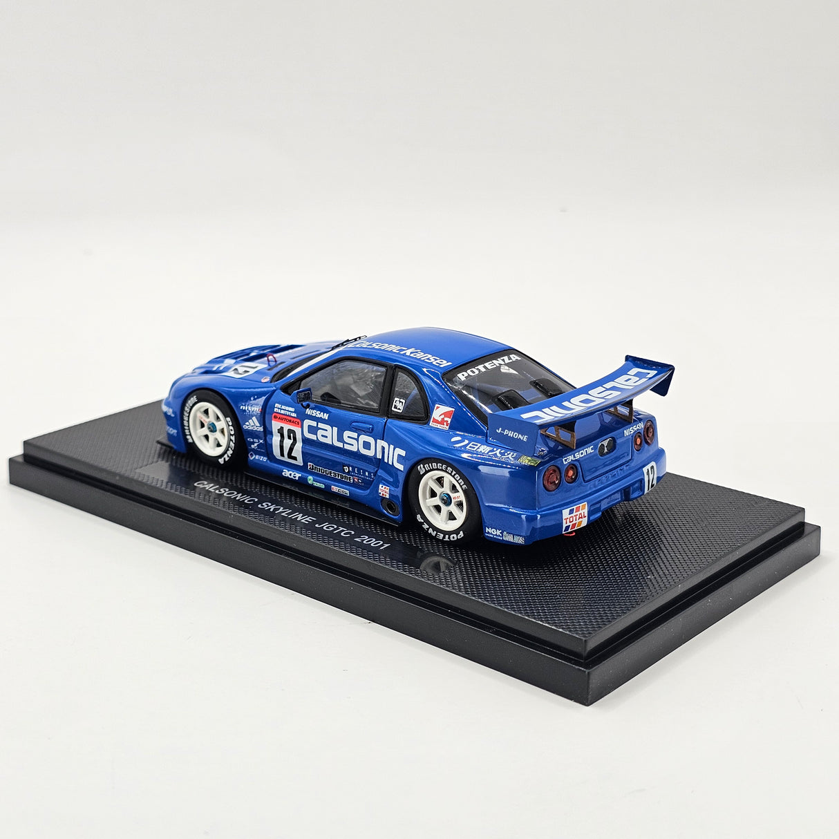EBBRO P-4 Nissan Skyline R34 GT-R #12 Calsonic JGTC GT500 2001 1/43 Scale