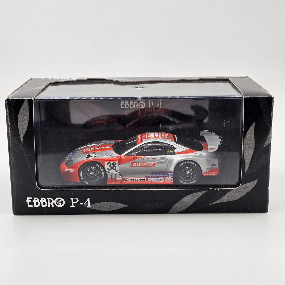 EBBRO P4 Toyota Supra GT500 #38 au Toyota Team Cerumo JGTC 2003 1/43 Scale