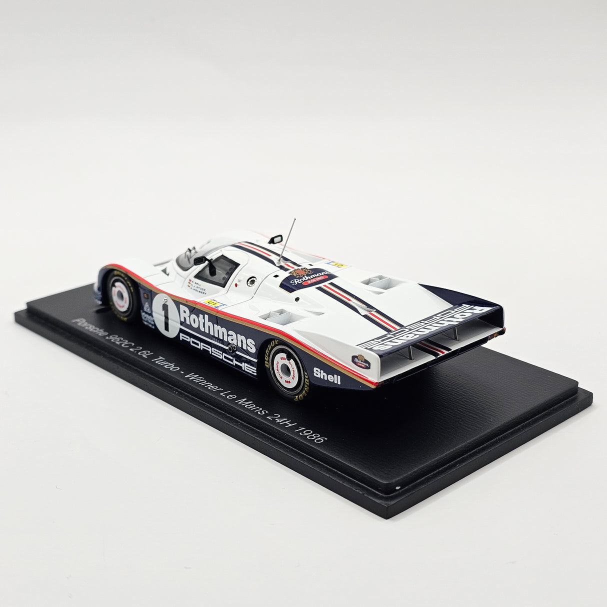 Spark Porsche 962C #1 Rothmans Porsche 24Hrs Le Mans 1986 Winner 1/43 Scale