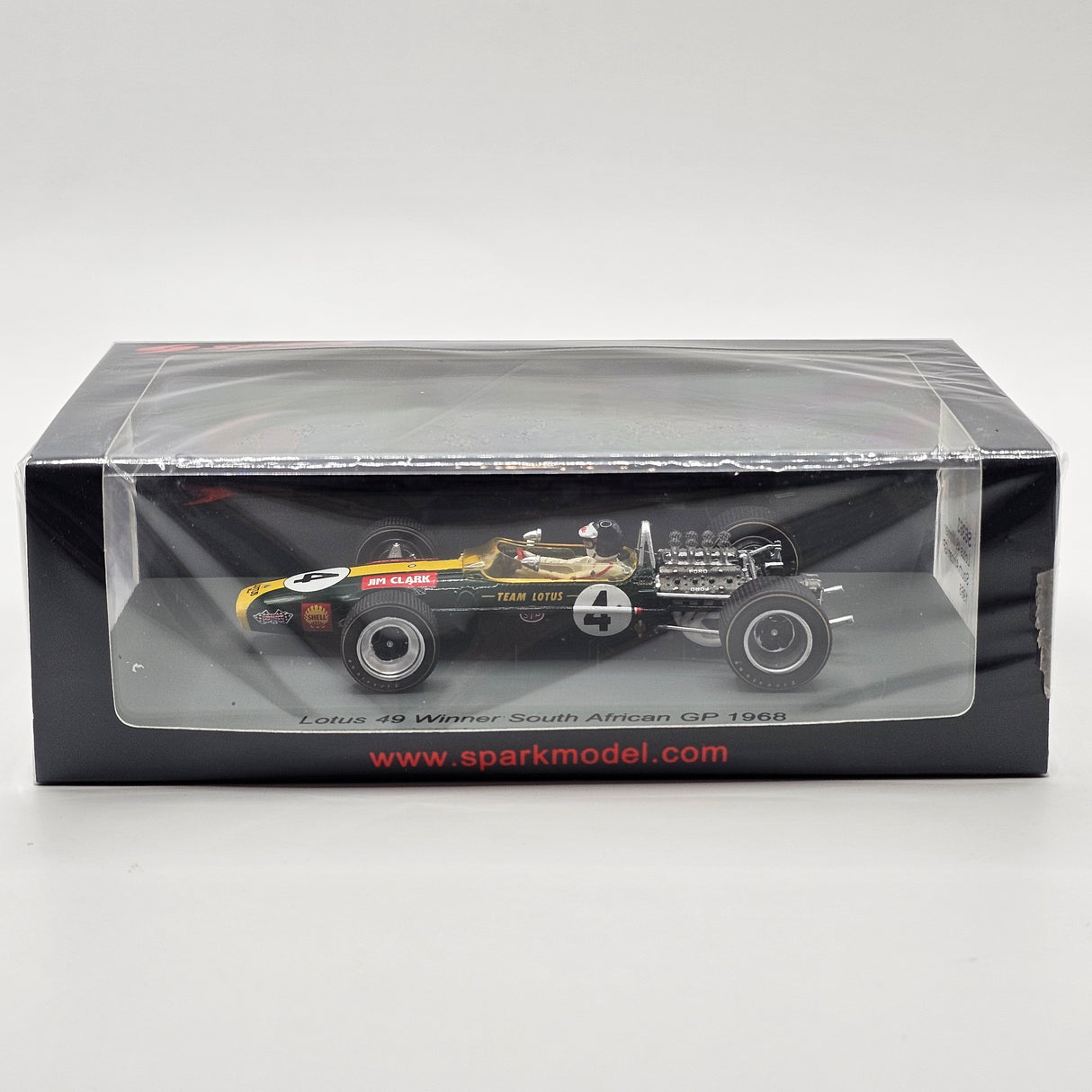 Spark Lotus 49 #4 Jim Clark South African F1 GP Winner 1968 1/43 Scale S6363