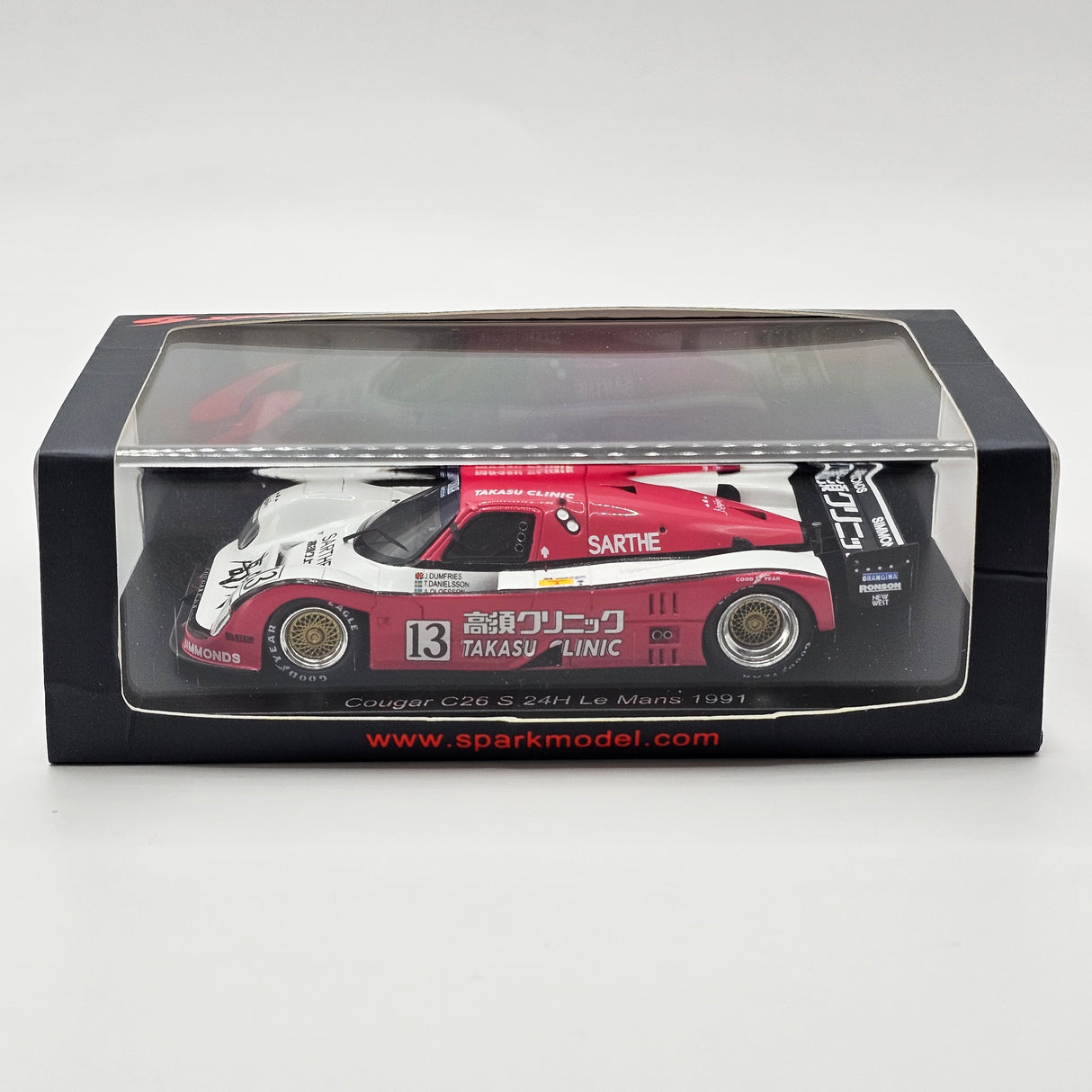 Spark Cougar C26S #13 Courage Compétition 24Hrs Le Mans 1991 1/43 Scale S3536