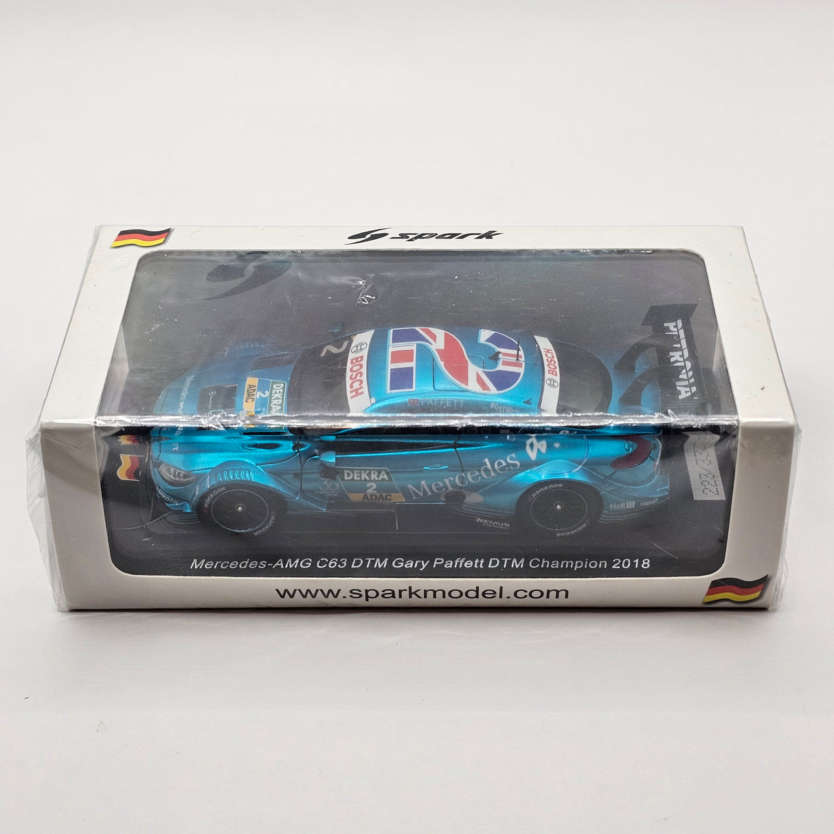 Spark Mercedes-AMG C63 #2 Gary Paffett DTM Champion 2018 1/43 Scale SP268