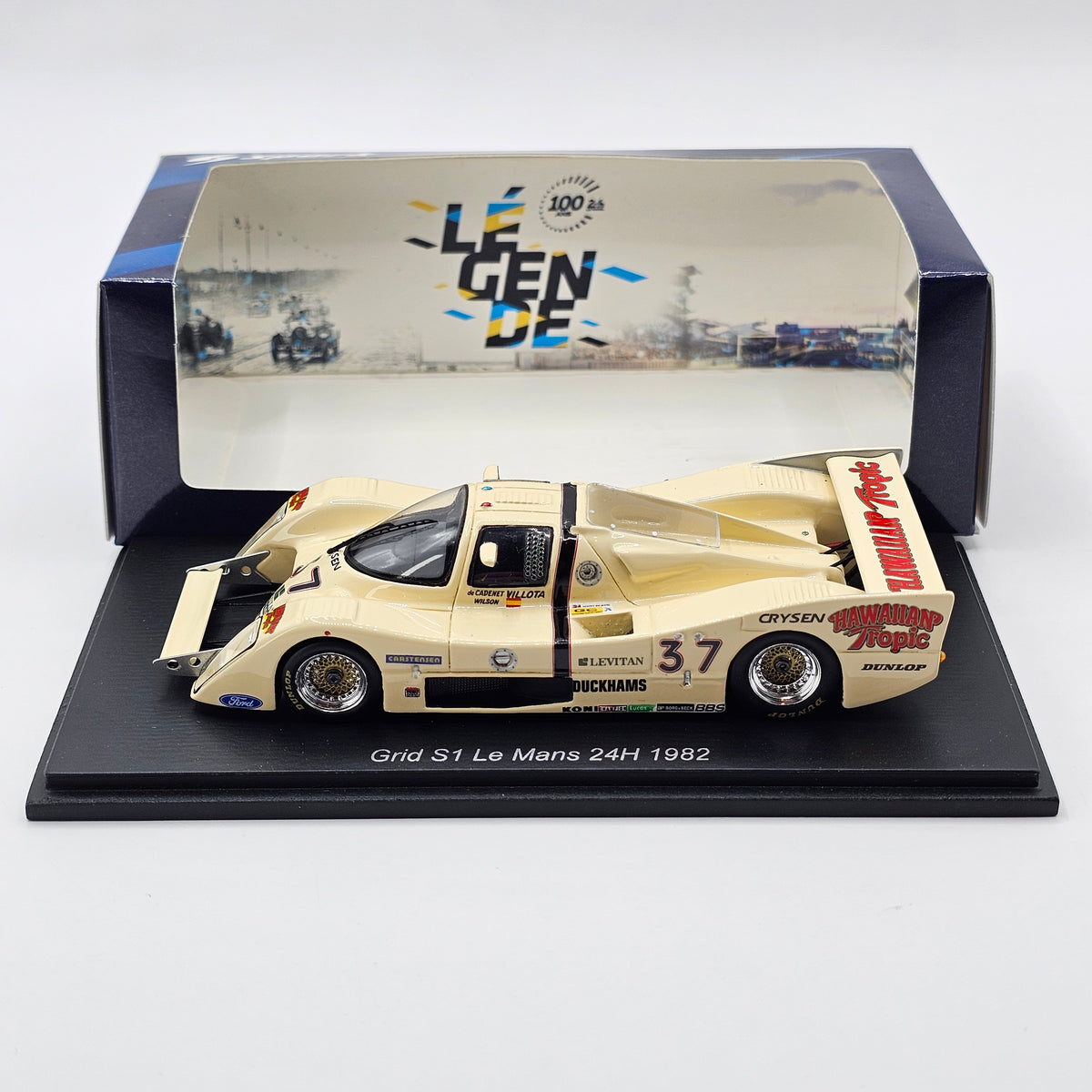 Grid Night Rally 1982 Spark Grid-Plaza S1 #37 GRID Racing 24Hrs Le Mans 1982 1/43 Scale S942
