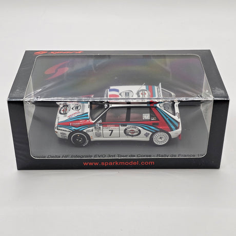 Spark Lancia Delta HF Integrale Evo #7 Bugalski Tour de Corse 1992 1/43 Scale S9018