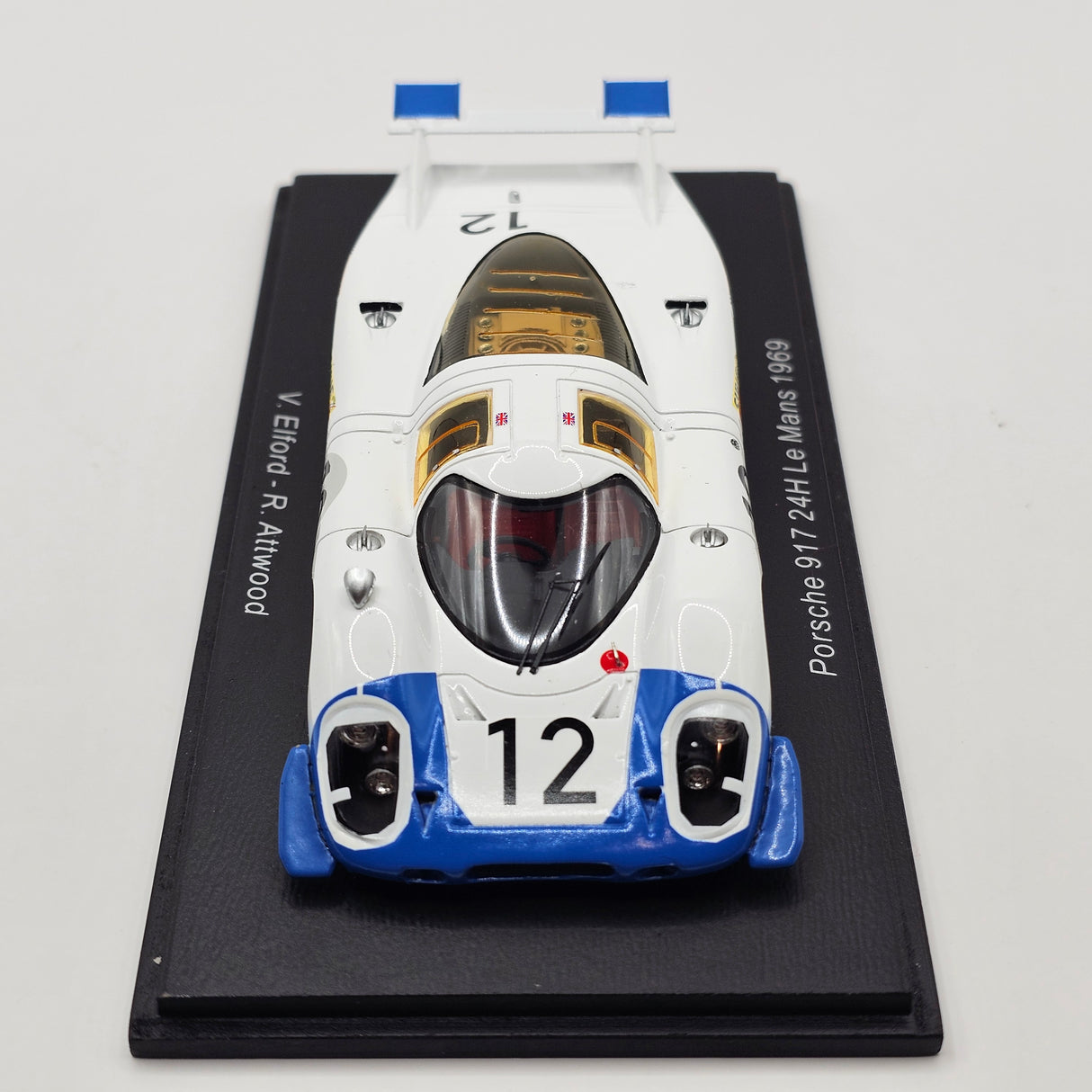Spark Porsche 917LH #12 Porsche System 24Hrs Le Mans 1969 1/43 Scale S9746