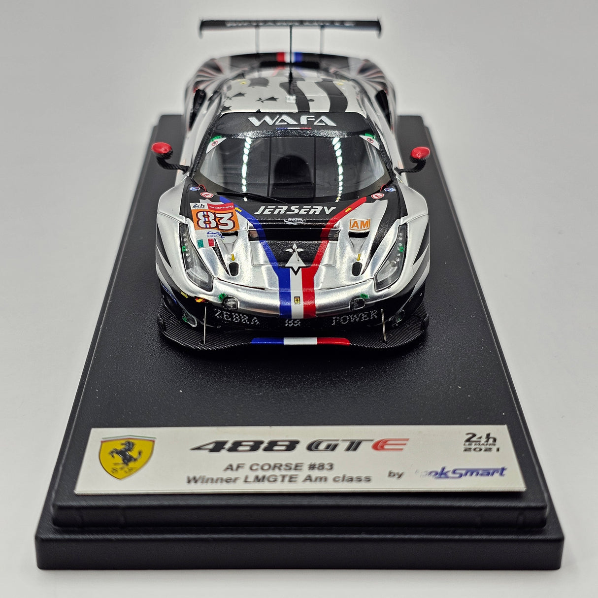 Looksmart Ferrari 488 GTE Evo #83 AF Corse Am Winner 24Hrs Le Mans 2021 1/43 Scale