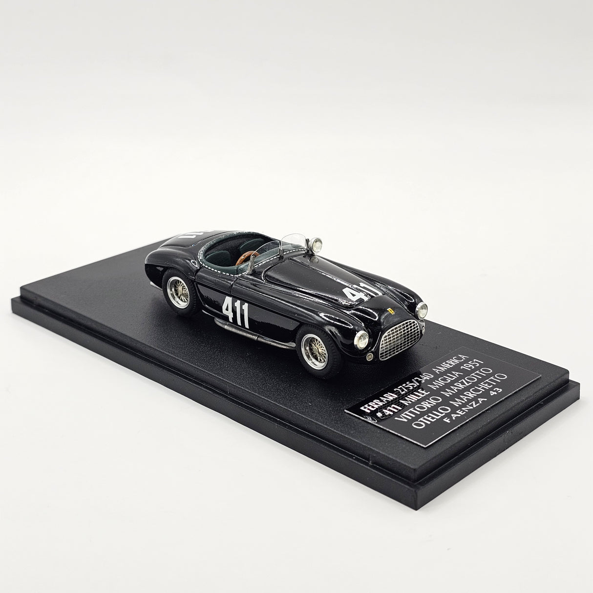 Faenza 43 Ferrari 340 America Barchetta #411 Scuderia Marzotto Mille Miglia 1951 1/43 Scale