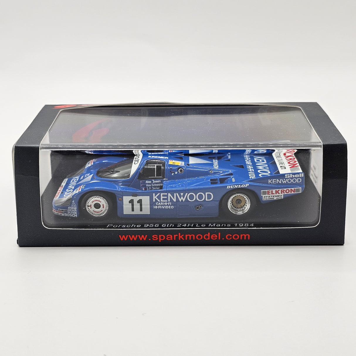 Spark Porsche 956B #11 Porsche Kremer Racing 24Hrs Le Mans 1984 1/43 Scale S9858