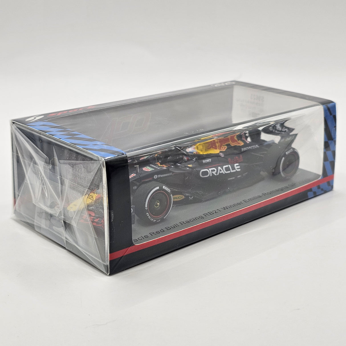 Spark Red Bull Racing RB21 #1 Max Verstappen Emilia-Romagna F1 GP 2025 Winner 1/43 Scale S9623
