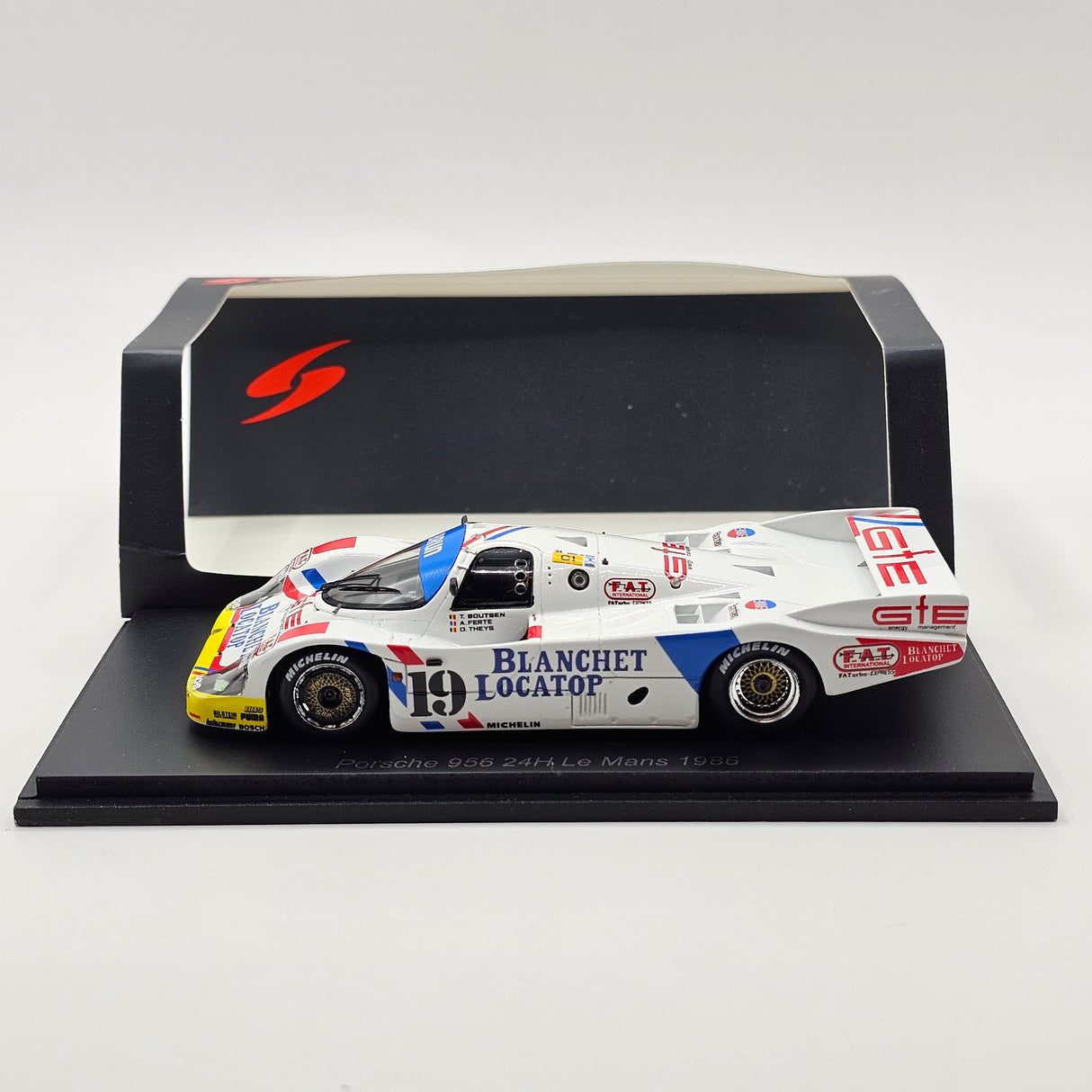 Spark Porsche 956 #19 Brun Motorsport 24Hrs Le Mans 1986 1/43 Scale S9870