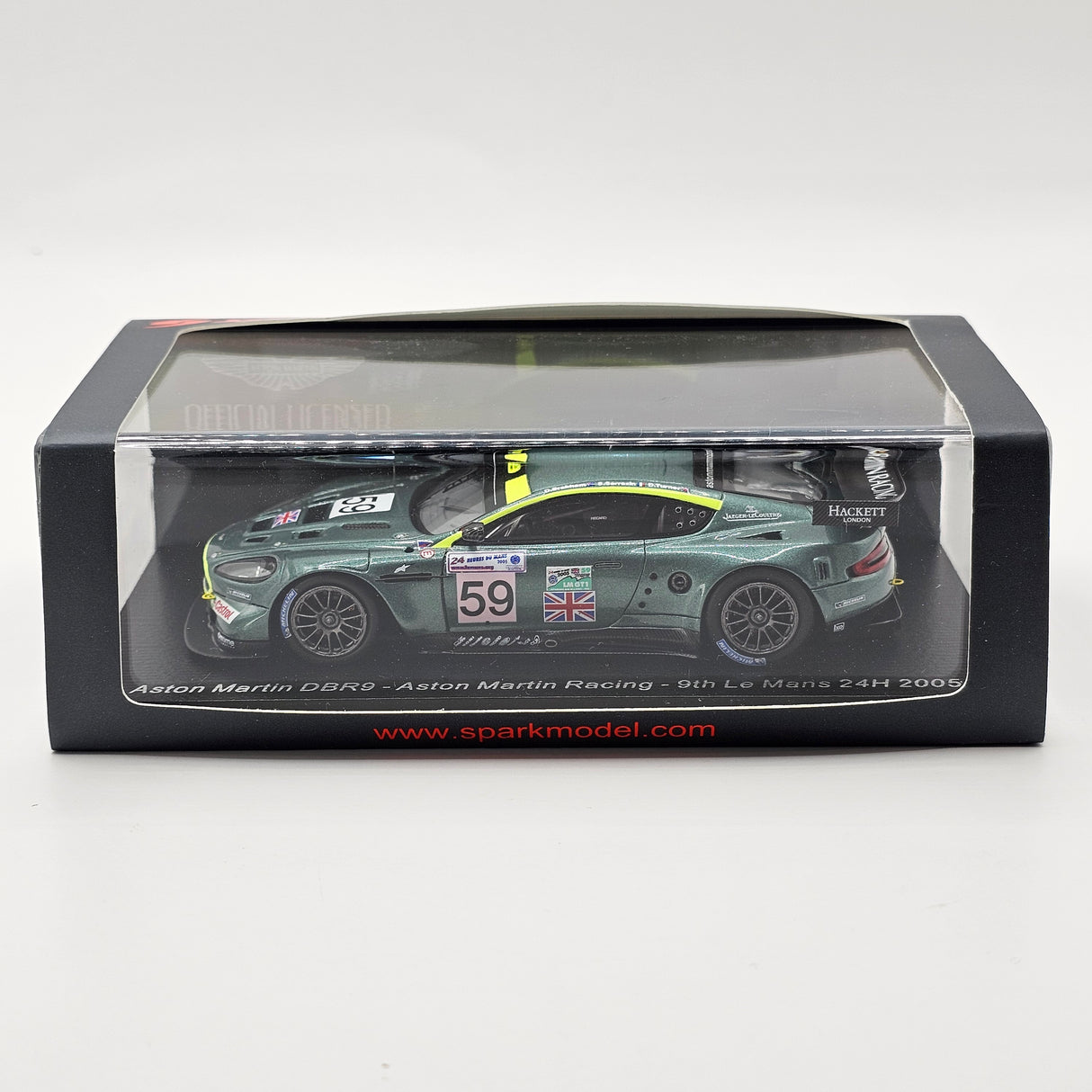 Spark Aston Martin DBR9 #59 Aston Martin Racing 24Hrs Le Mans 2005 1/43 Scale