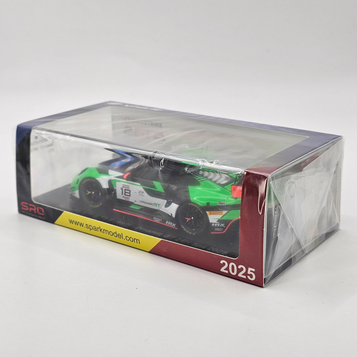 Spark Porsche 911 GT3 R (992) #18 Dinamic GT 24Hrs Spa 2025 1/43 Scale