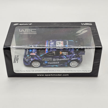 Spark Ford Puma Rally1 #13 M-Sport Ford WRT Monte Carlo Rally 2026 1/43 Scale