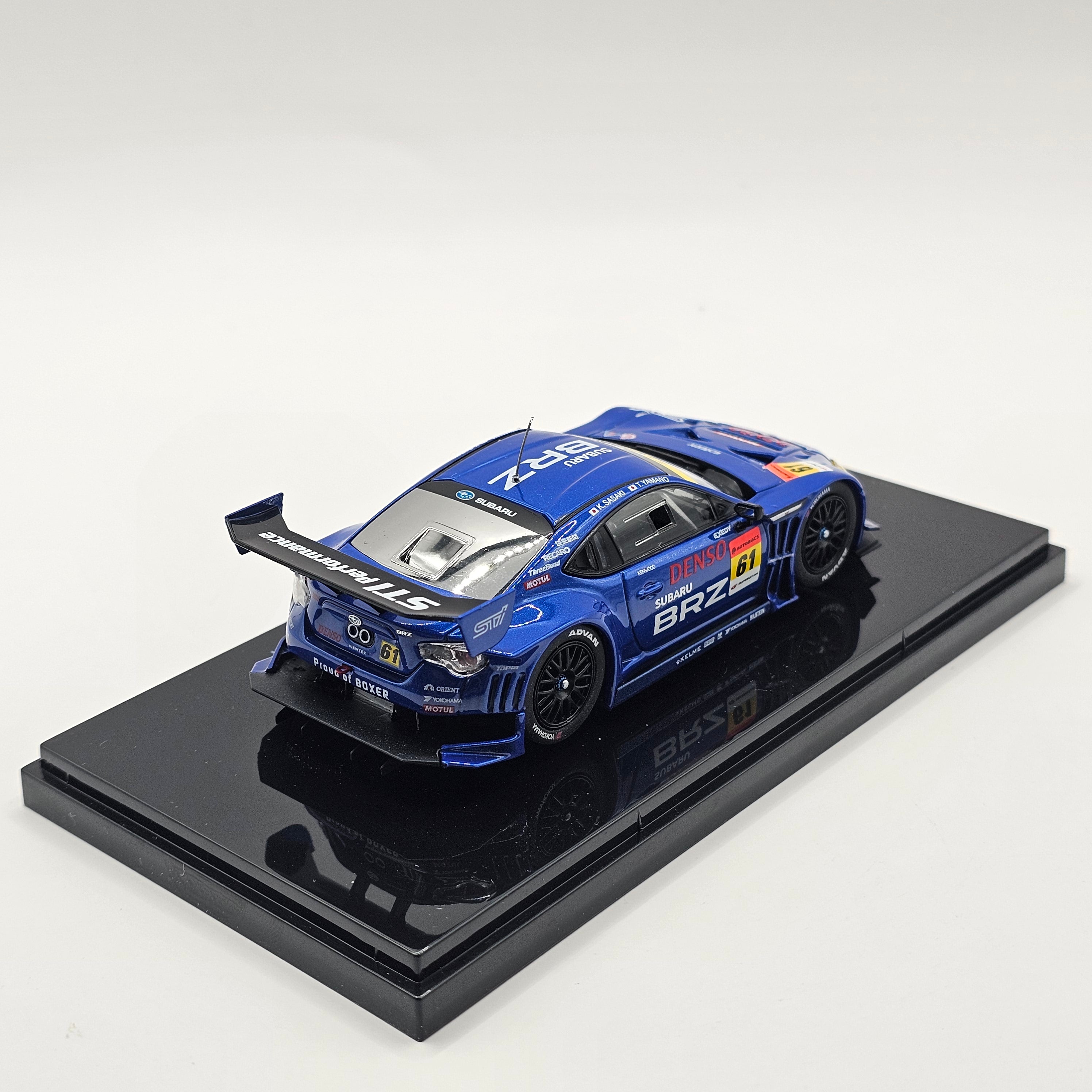 ミニカー SUBARU BRZ R&D SPORT SUPER GT300 2012 EBBRO Subaru BRZ #61 R&D Sport Super GT GT300 2012 1/43 Scale