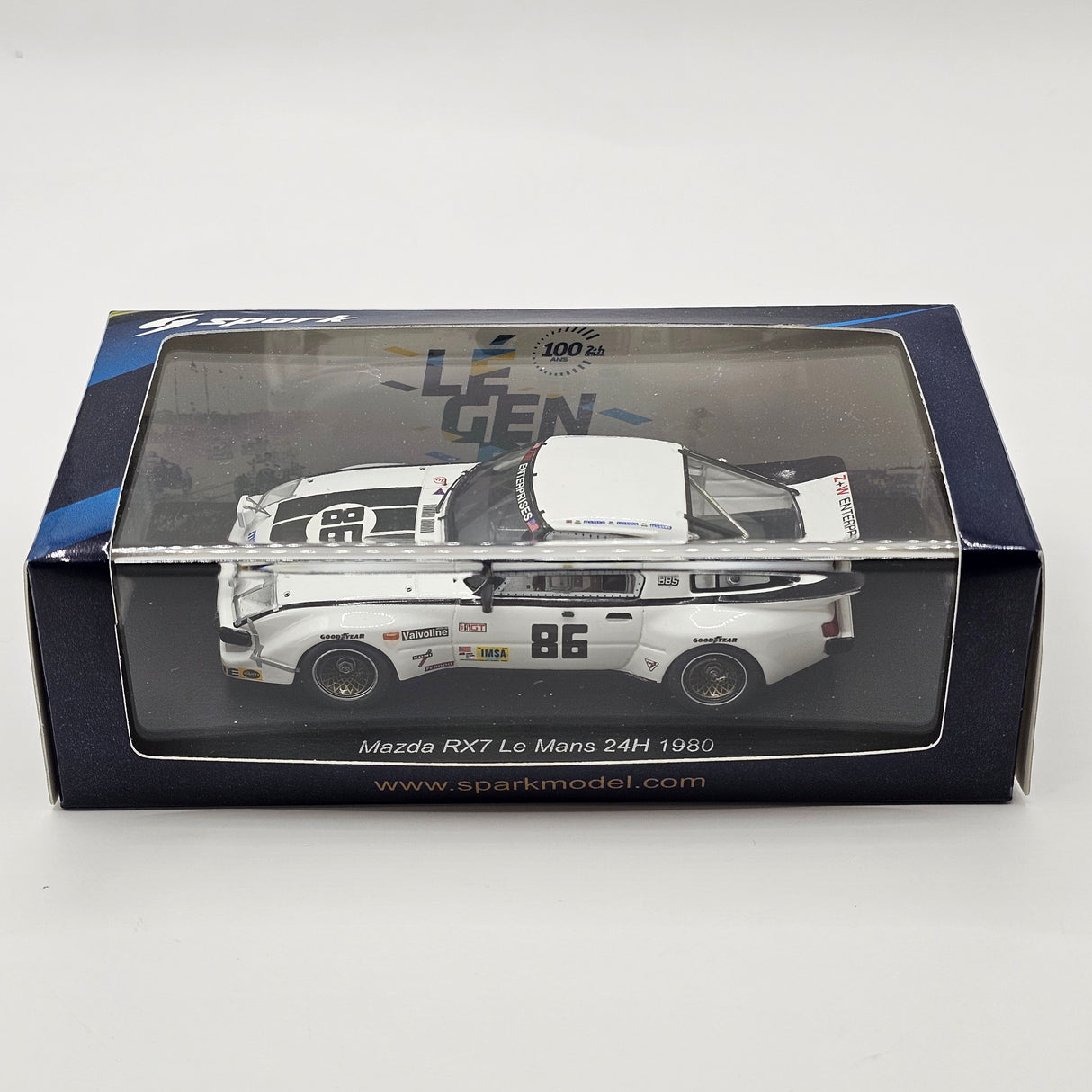 Spark Mazda RX-7 #86 Z & W Enterprises 24Hrs Le Mans 1980 1/43 Scale S9470