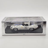 Spark Jaguar E-Type Lightweight #16 Briggs Cunningham 24Hrs Le Mans 1963 1/43 Scale
