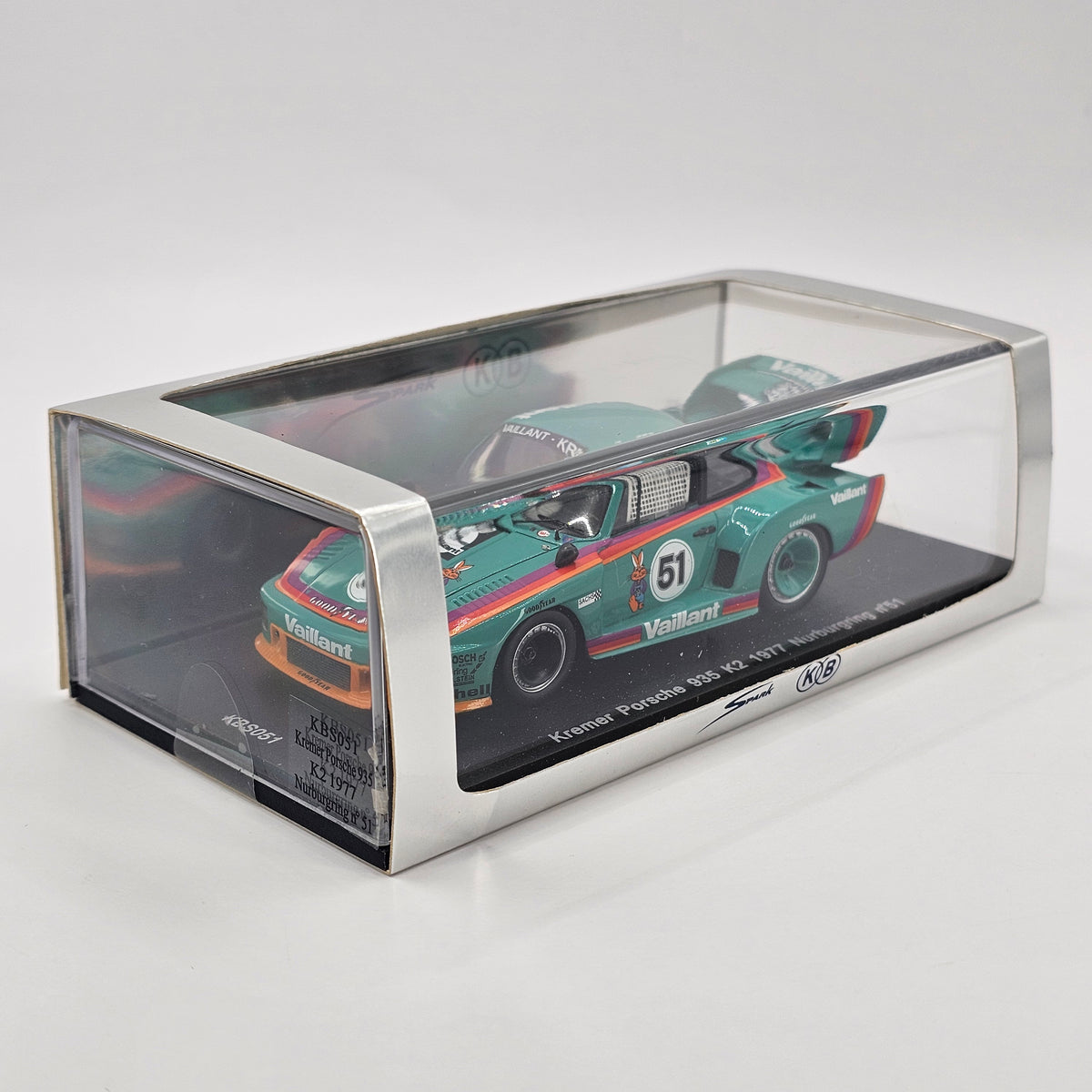 Spark Porsche 935 K2 #51 Kremer Racing Nürburgring 300KM 1977 1/43 Scale