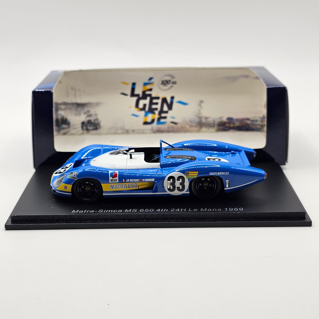 Spark Matra-Simca MS650 #33 Equipe Matra Elf 24Hrs Le Mans 1969 1/43 Scale S3547