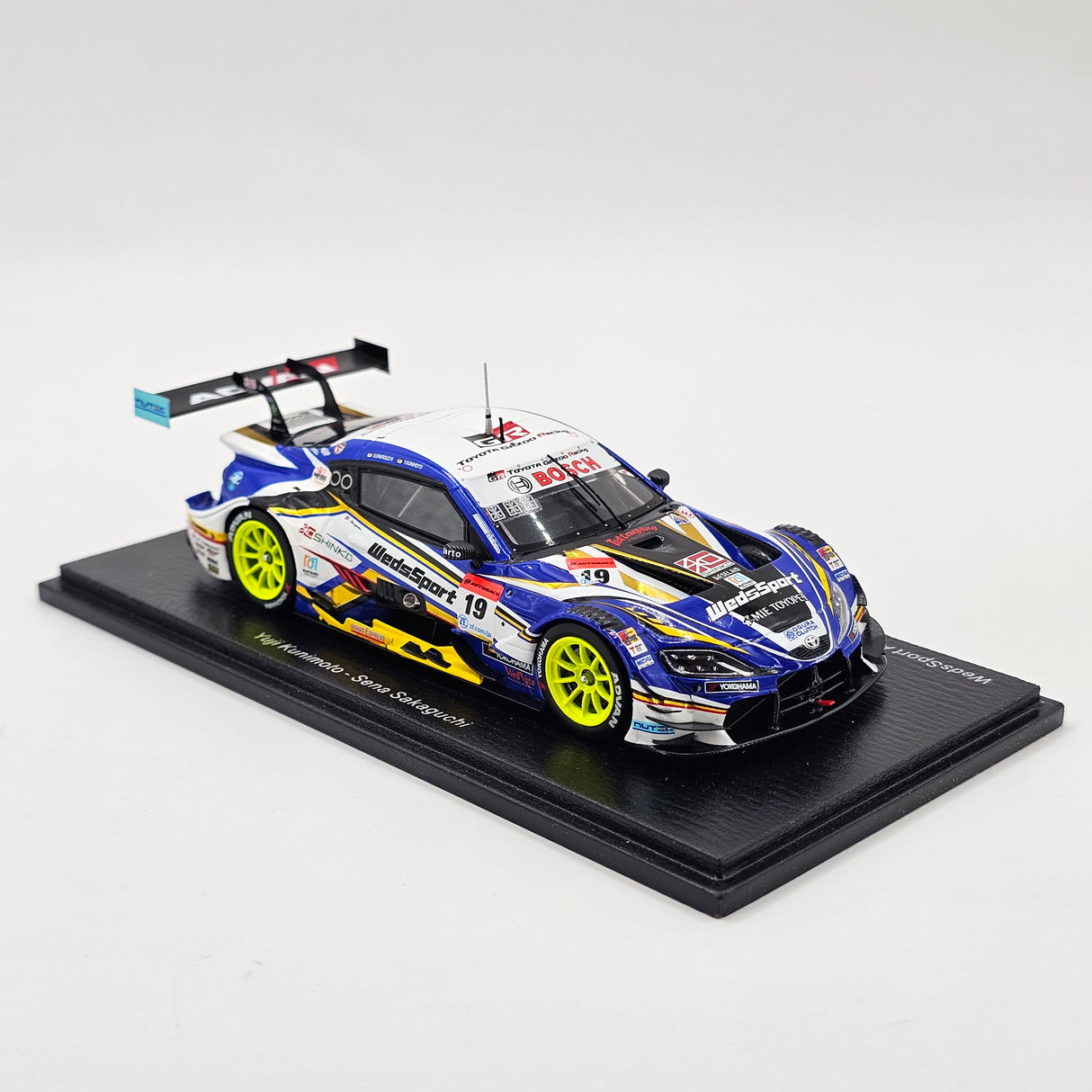 Spark Toyota GR Supra GT500 #19 WedsSport Bandoh Super GT 2022 1/43 Scale
