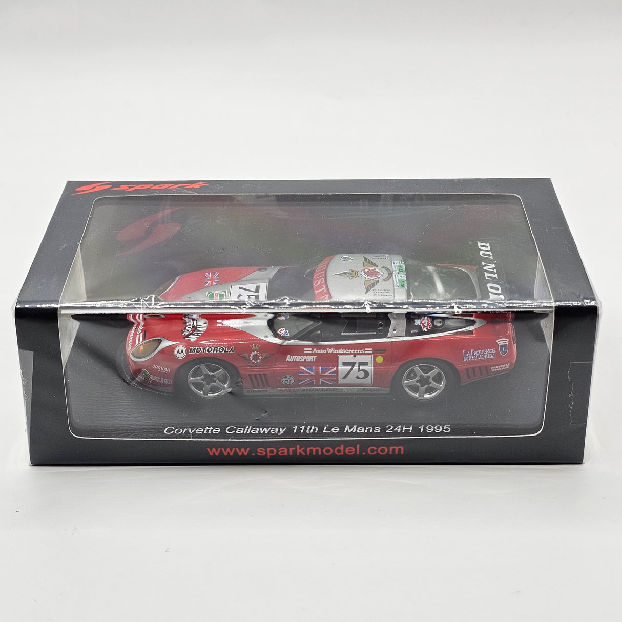 Spark Corvette Callaway #75 Agusta Racing Team Le Mans 24H 1995 1/43 Scale