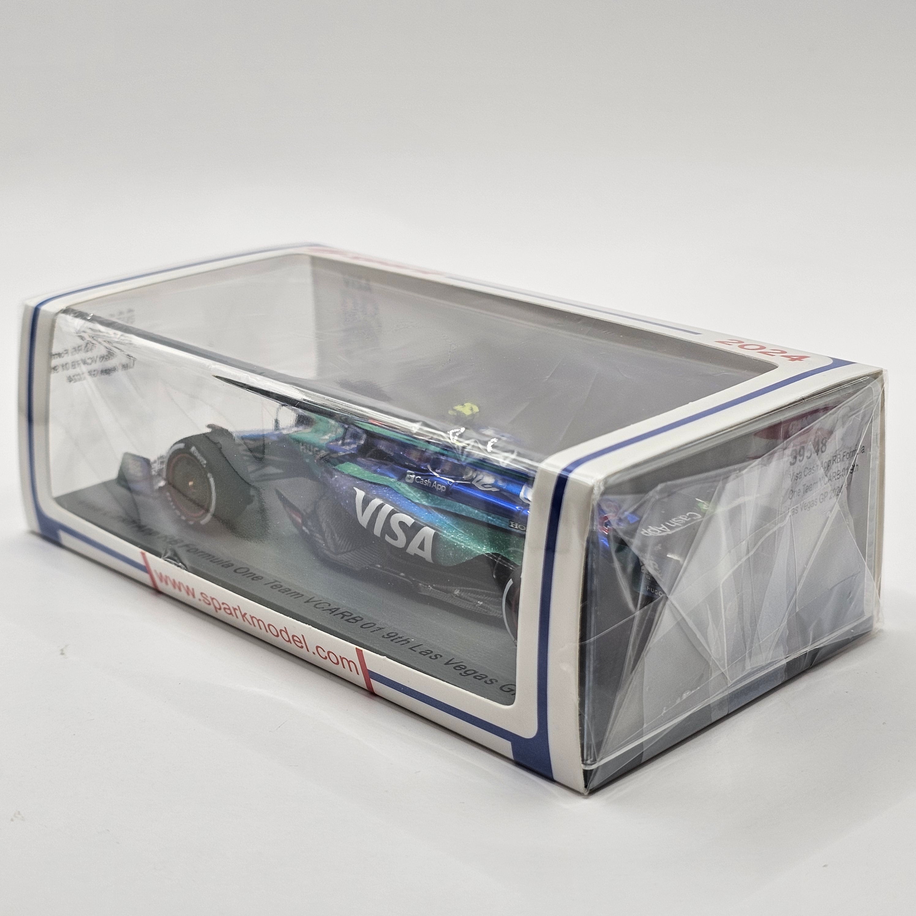 Spark RB VCARB 01 #22 Yuki Tsunoda Las Vegas F1 GP 2024 1/43 Scale S95