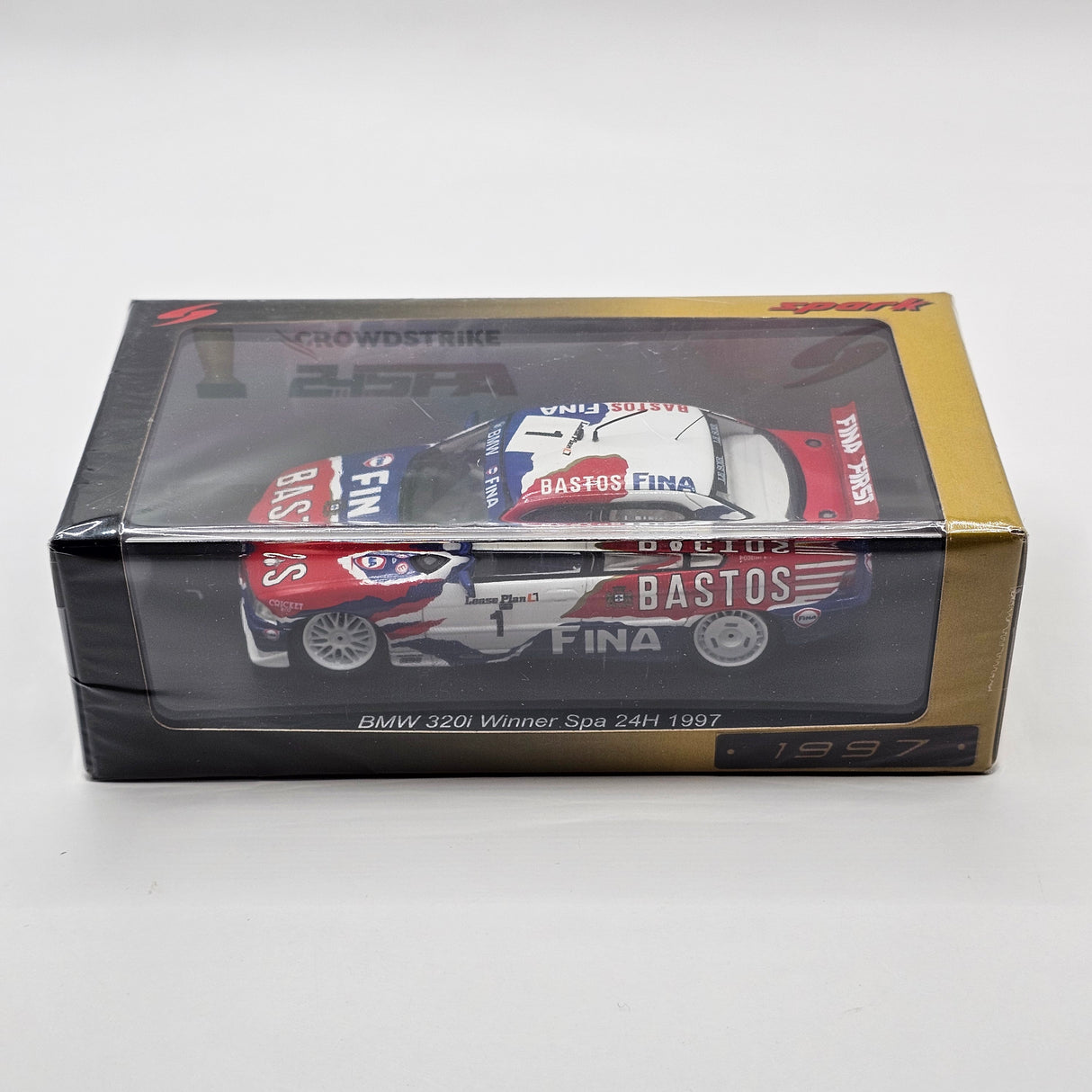 Spark BMW 320i E36 #1 Team Fina Bastos BMW Winner 24Hrs Spa 1997 1/43 Scale