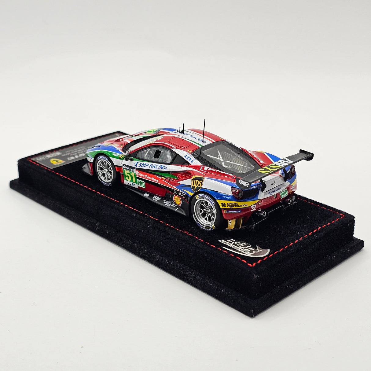 BBR Ferrari 488 GTE #51 AF Corse 24Hrs Le Mans 2016 1/43 Scale BBRC188