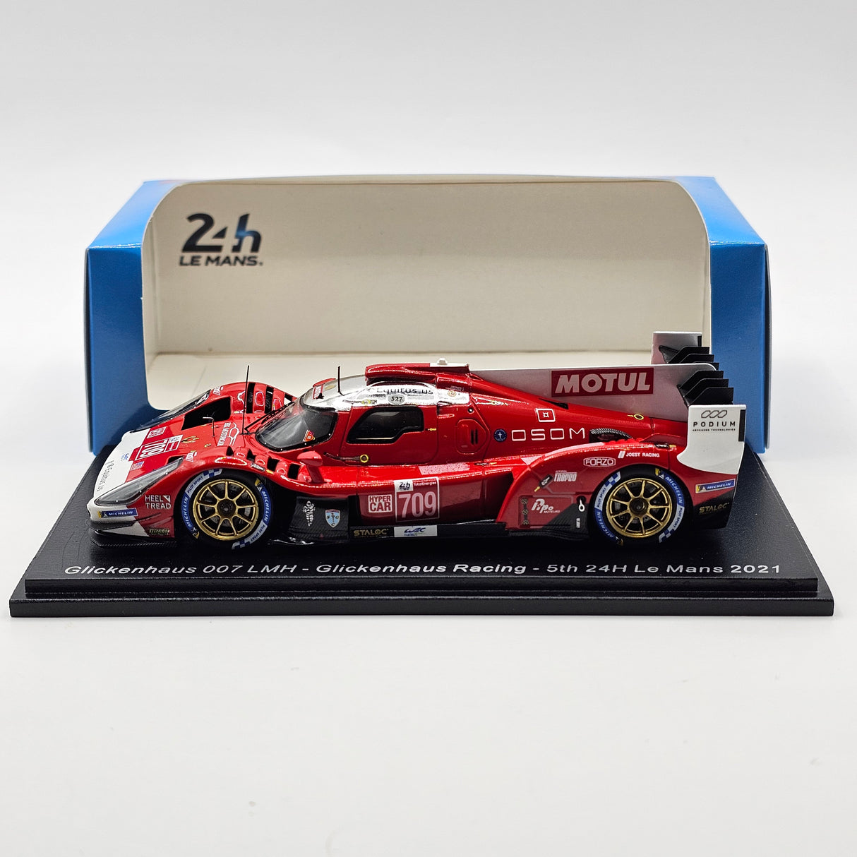 Spark Glickenhaus 007 LMH #709 Glickenhaus Racing 24Hrs Le Mans 2021 1/43 Scale