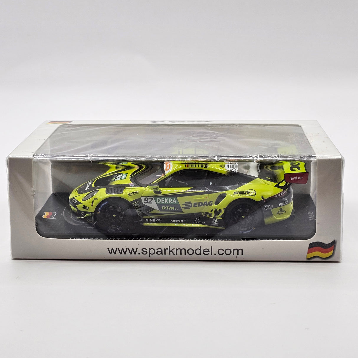Spark Porsche 911 GT3R #92 SSR Performance / Vanthoor DTM 2022 1/43 Scale