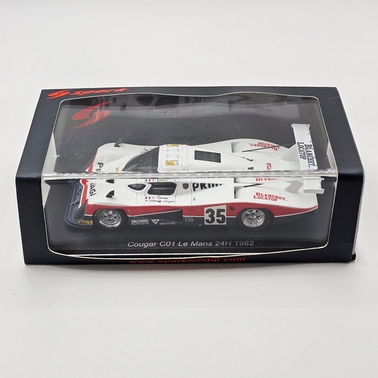 Spark Cougar C01 #35 Courage Compétition 24Hrs Le Mans 1982 1/43 Scale S9499