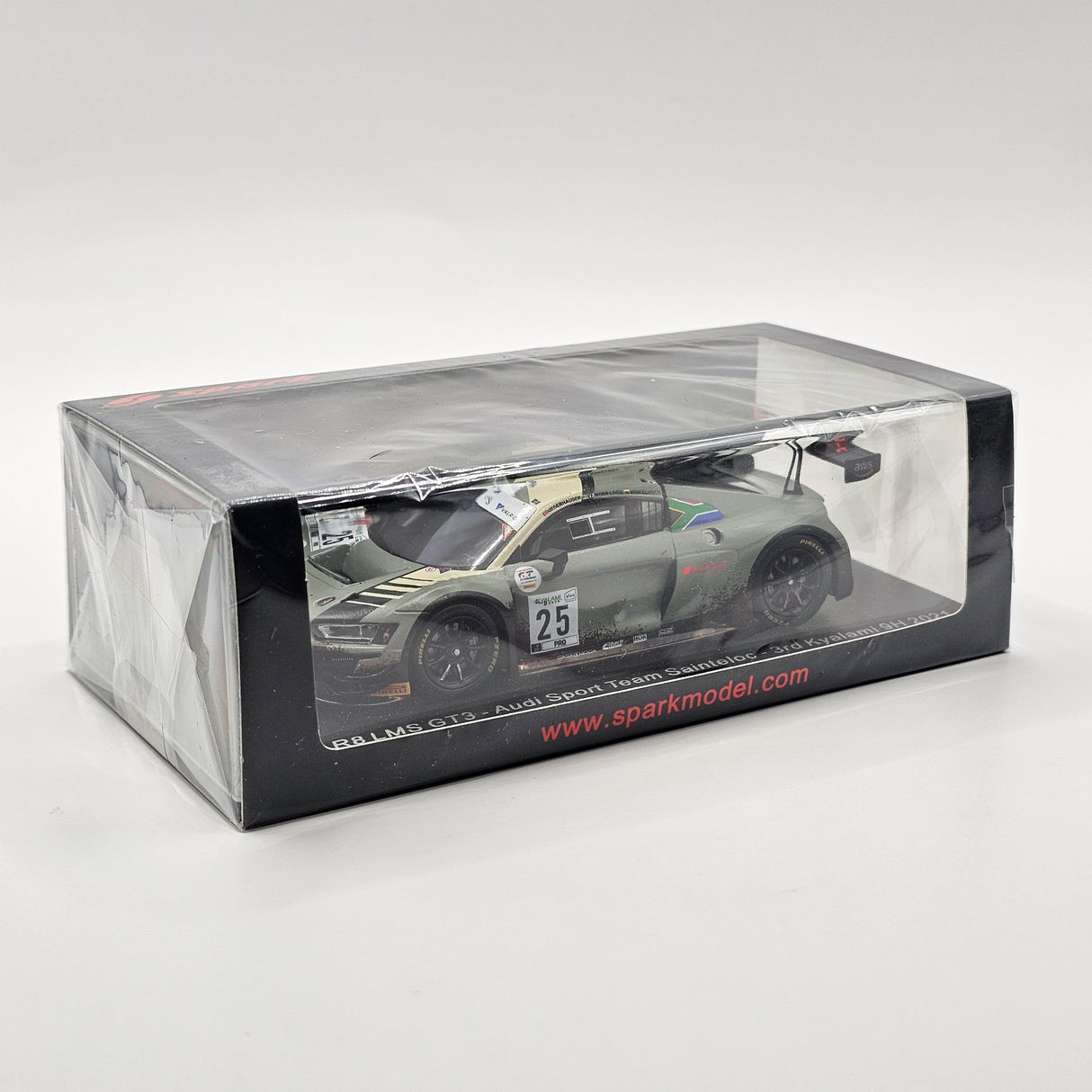 Spark Audi R8 LMS GT3 #25 Saintéloc Racing 3rd 9Hrs Kyalami 2021 1/43 Scale