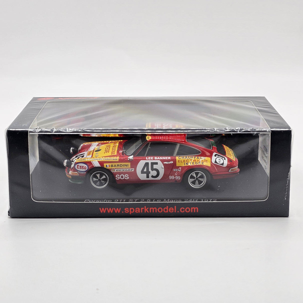 Spark Porsche 911S #45 R. Touroul 24Hrs Le Mans 1972 1/43 Scale S9779