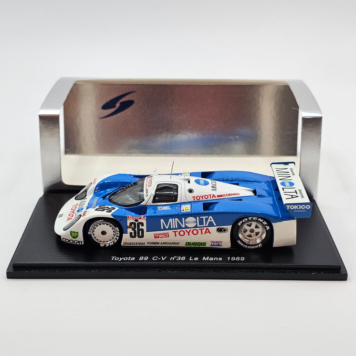 Spark Toyota 89C-V #36 Toyota Team TOM'S 24Hrs Le Mans 1989 1/43 Scale S2358