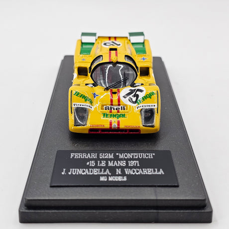 MG Models Ferrari 512M #15 Escuderia Montjuïch 24Hrs Le Mans 1971 1/43 Scale
